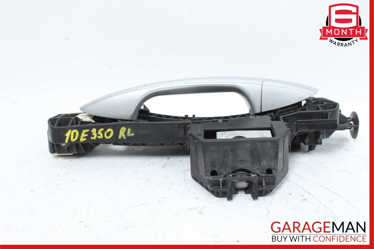 10-13 Mercedes W212 E350 Rear Left Driver Side Exterior Door Handle Silver OEM