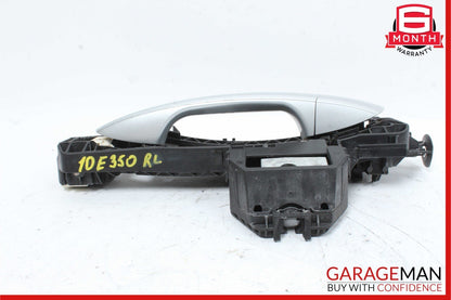 10-13 Mercedes W212 E350 Rear Left Driver Side Exterior Door Handle Silver OEM