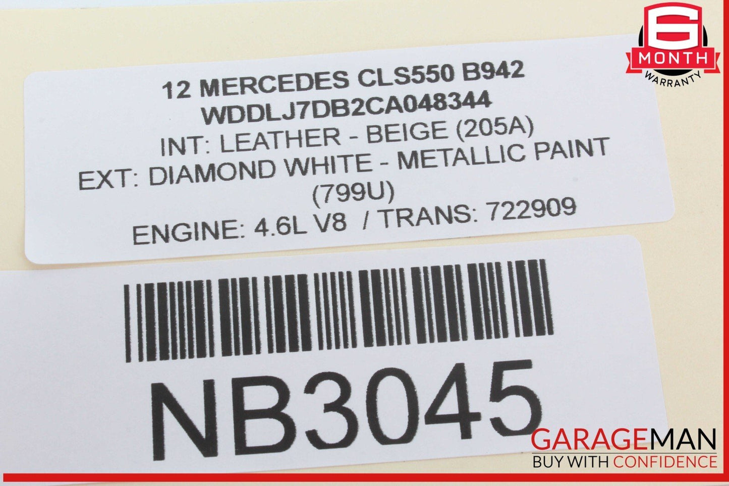 08-18 Mercedes W218 CLS550 C300 E550 Rear Right Side Door Control Module Unit