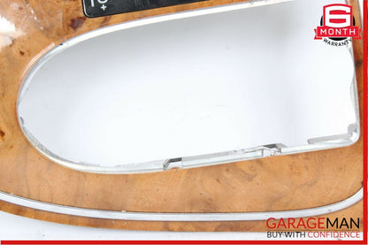 06-11 Mercedes W211 E350 CLS550 Center Console Shifter Trim Bezel Cover Wood OEM