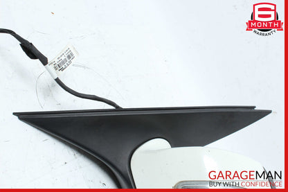 08-09 Mercedes W204 C300 Front Left Side Mirror Door Rear View White OEM