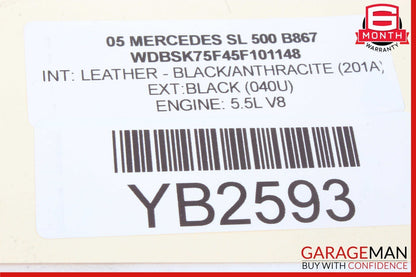 03-08 Mercedes R230 SL500 SL550 Right Side Door Control Module 2308204826 OEM