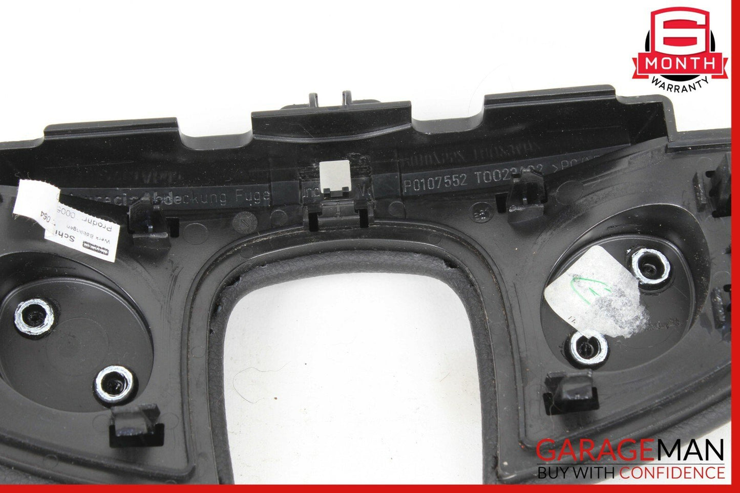10-13 Mercedes W221 S400 S550 Center Console Trim Cover Panel Pad Black OEM