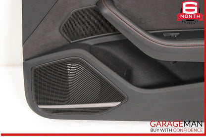 18-24 Audi S5 A5 RS5 Front Right Side Interior Door Panel Leather / Suede OEM