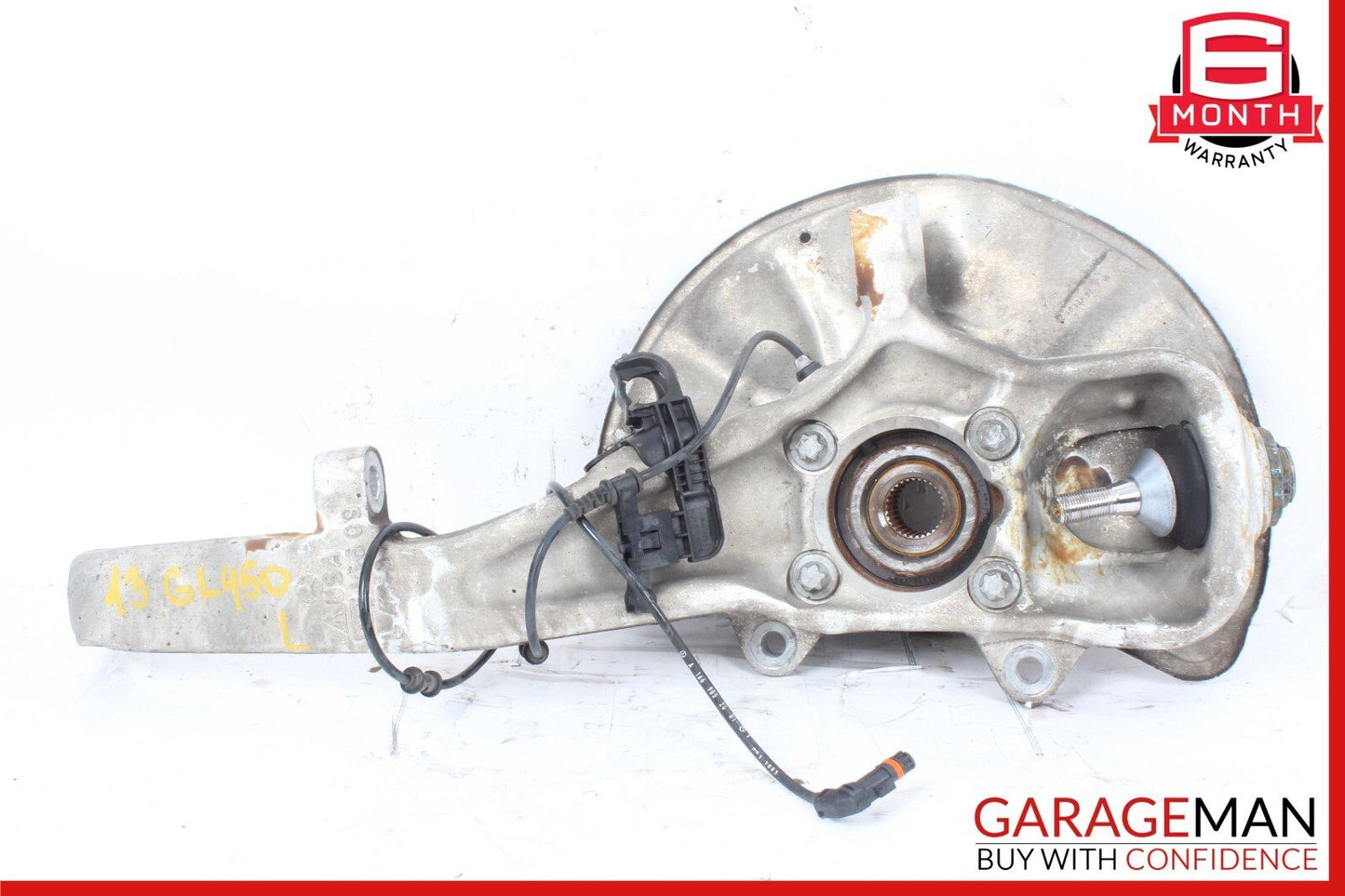 12-19 Mercedes X166 GL450 ML550 Front Left Driver Side Spindle Knuckle Hub OEM