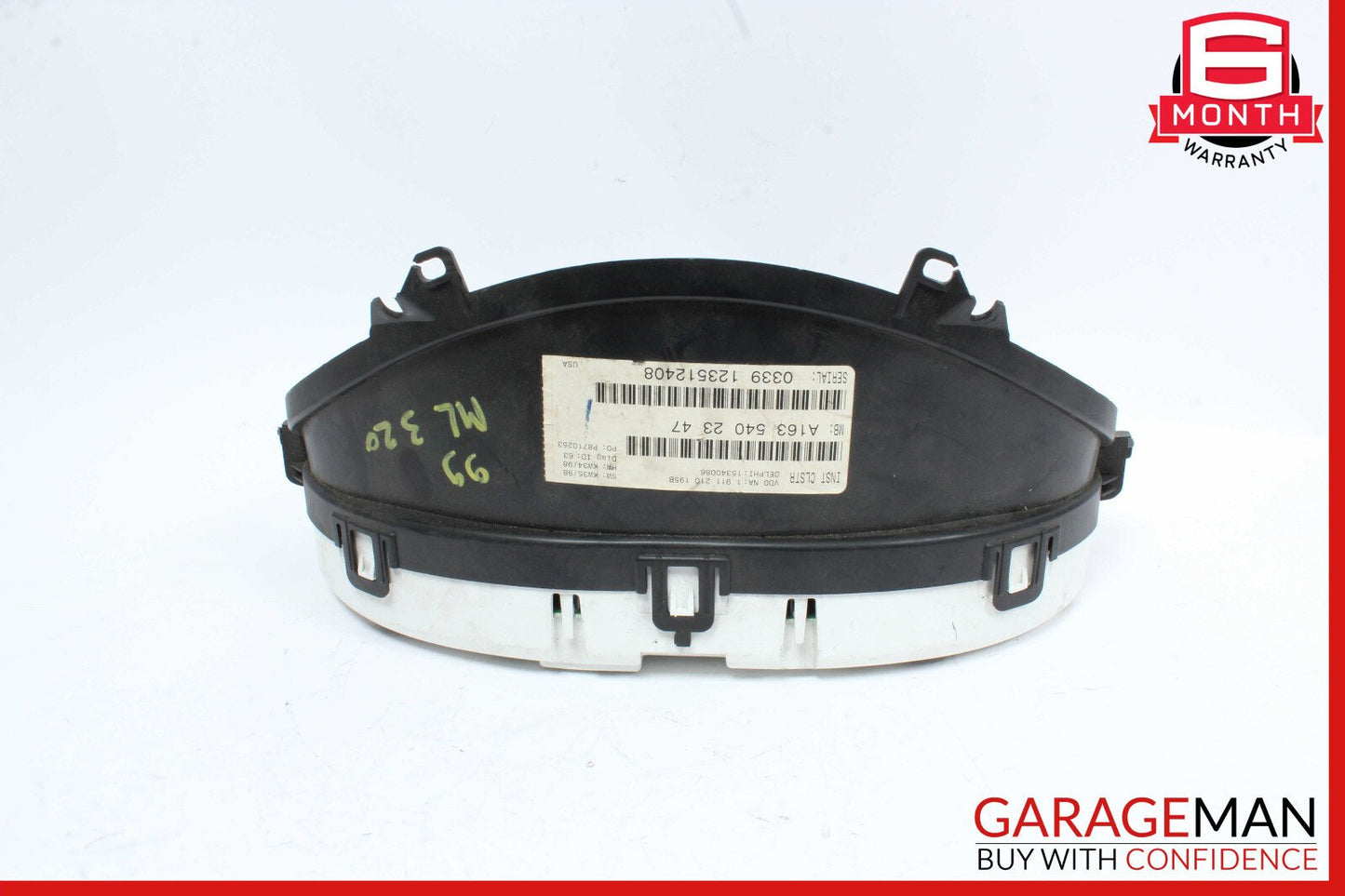 98-01 Mercedes W163 ML320 ML430 Instrument Cluster Speedometer OEM