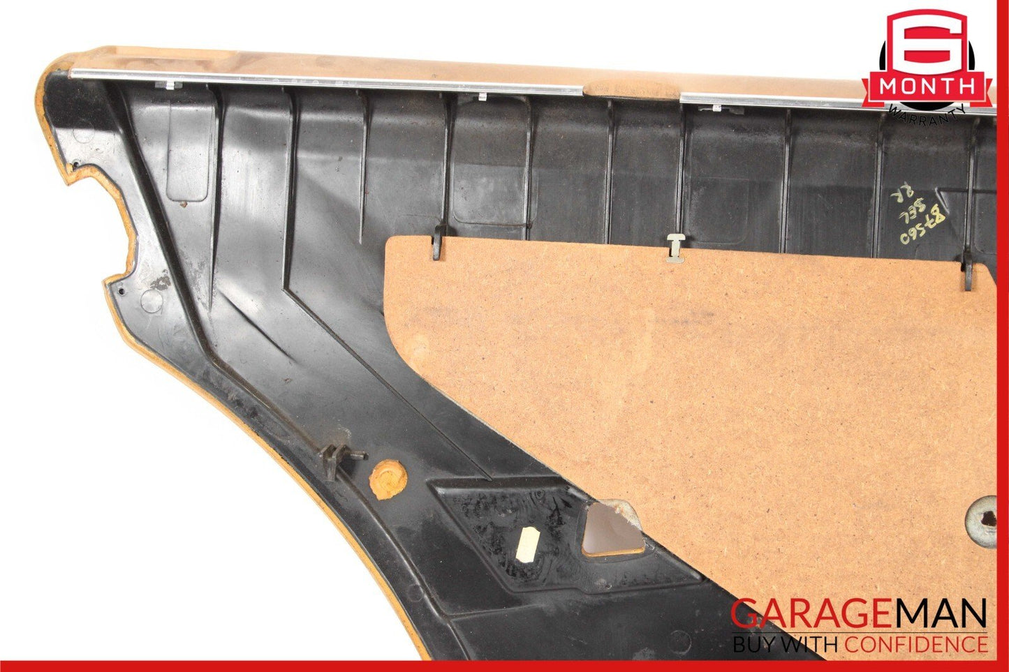 86-91 Mercedes W126 560SEL Rear Right Side Interior Door Trim Panel Cover OEM