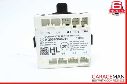 16-19 Mercedes W205 C300 C350e Rear Left Driver Side Door Control Module OEM