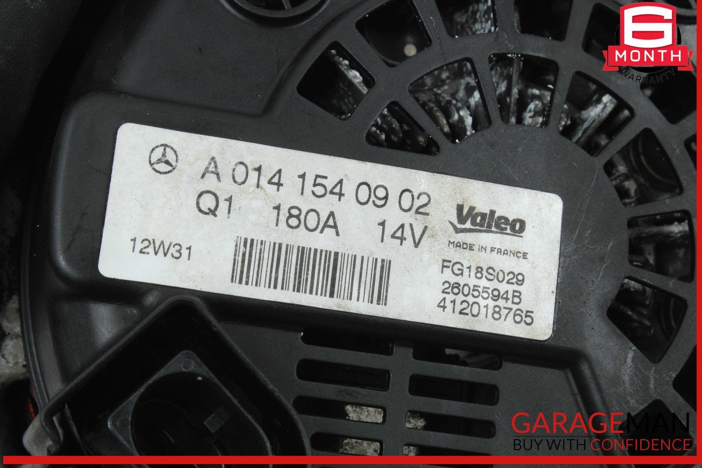 11-20 Mercedes-Benz GL450 X166 Alternator Generator 0141540902