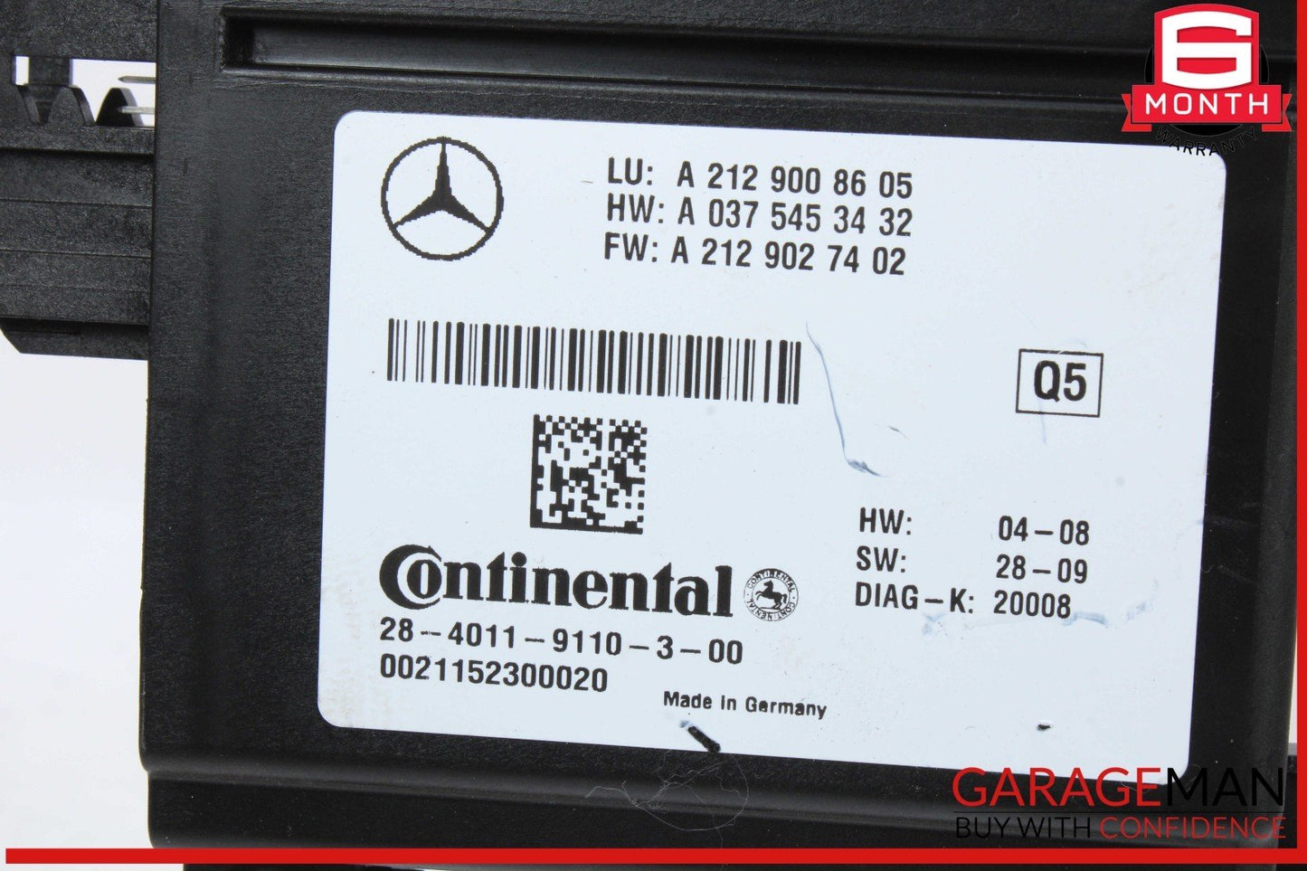10-13 Mercedes W221 S400 Hybrid Distronic Adaptive Cruise Control Module OEM