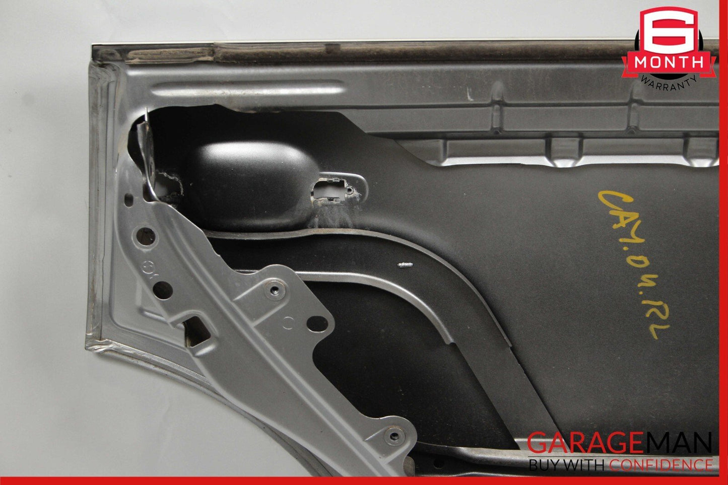 03-06 Porsche Cayenne 955 Rear Left Driver Side Exterior Door Shell Panel Silver