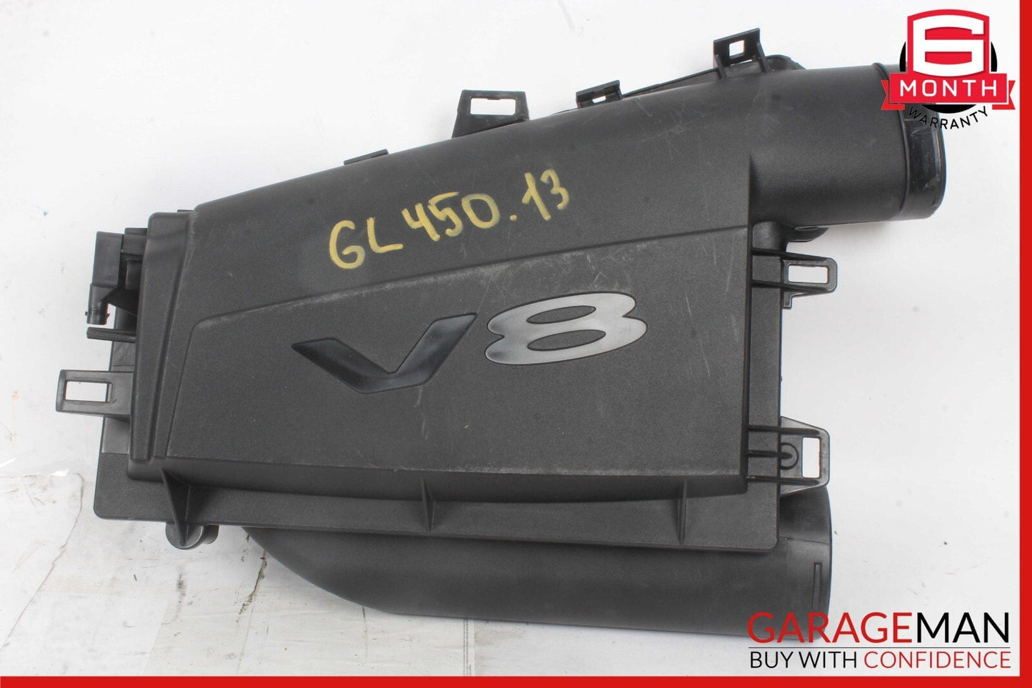 13-14 Mercedes X166 GL450 Air Intake Cleaner Box Left & Right Side Set of 2 OEM
