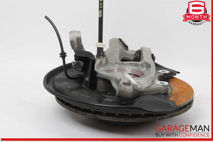 08-17 Mercedes W207 E350 C300 Rear Left Side Spindle Knuckle Hub w/ Rotor Disc
