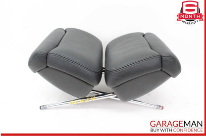 11-18 Audi A8 S8 Front Left and Front Right Side Head Rest Headrest Black OEM