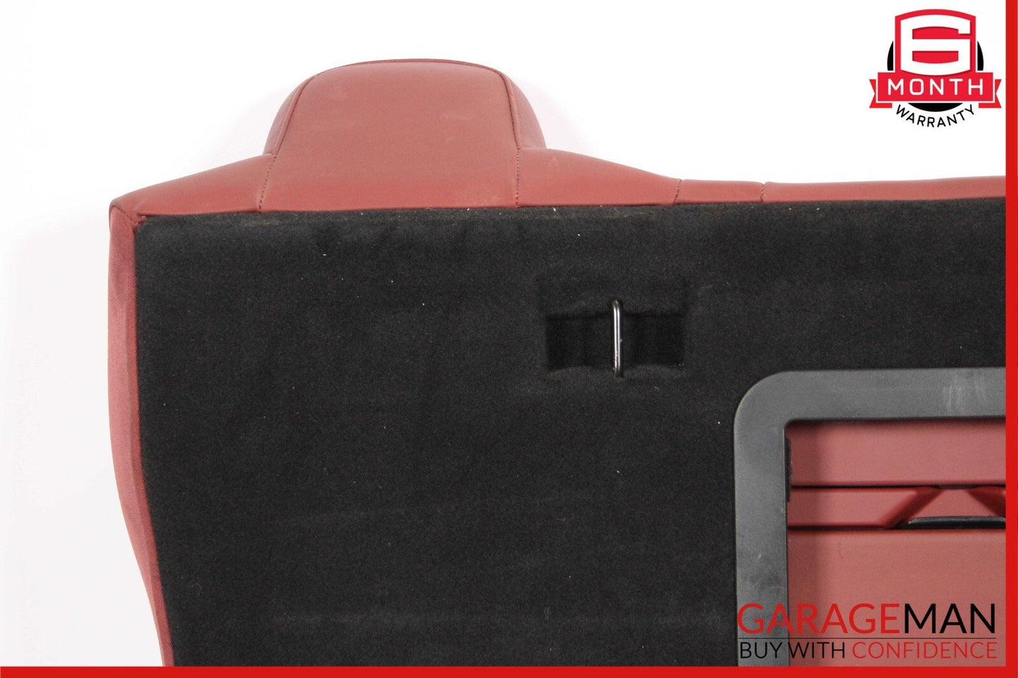13-19 BMW 650i F06 Rear Top Upper Seat Cushion Cover Armrest Assembly Red OEM