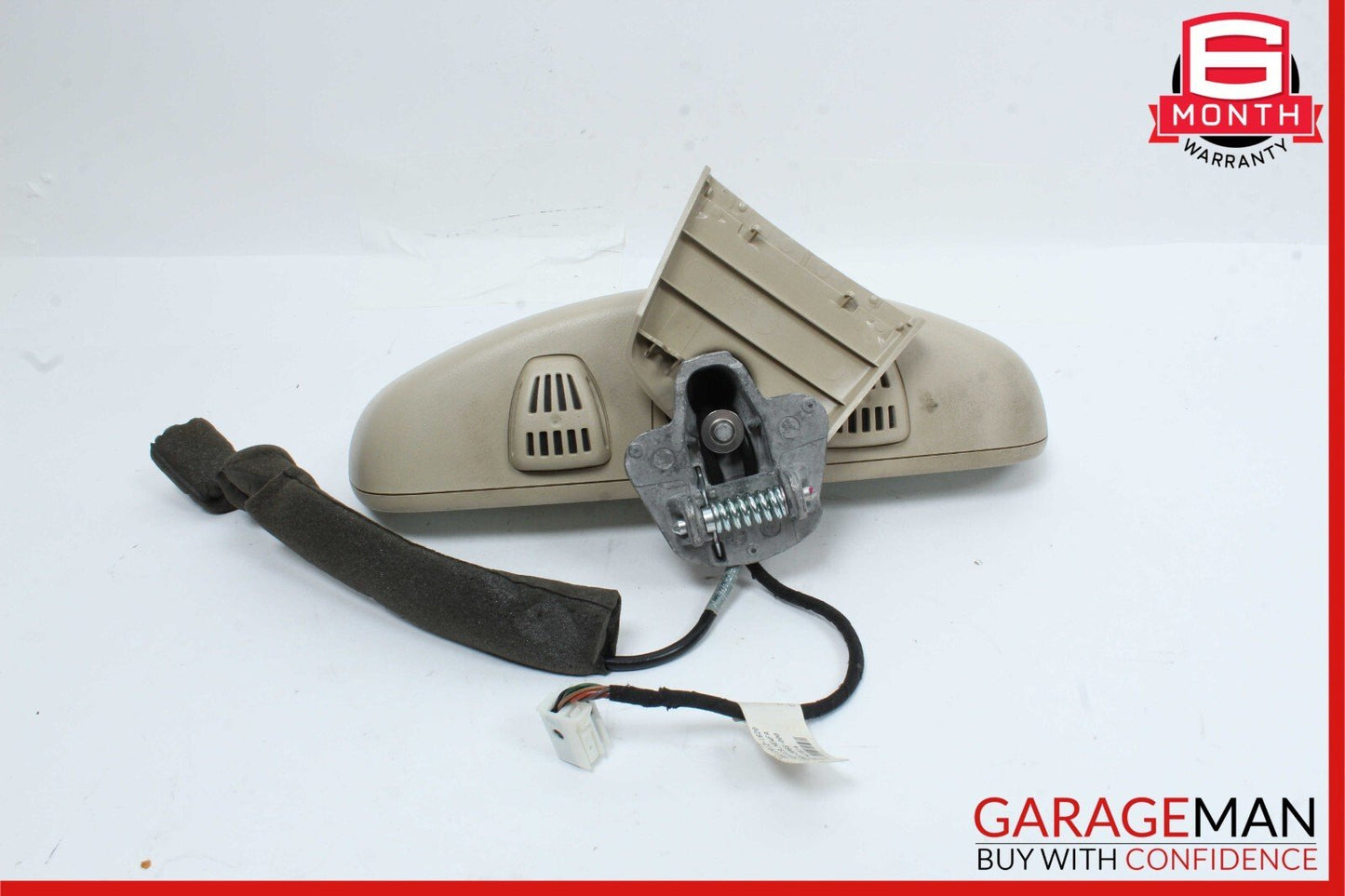 08-15 Mercedes W204 C250 C300 Front Top Upper Rear View Mirror Assembly Beige