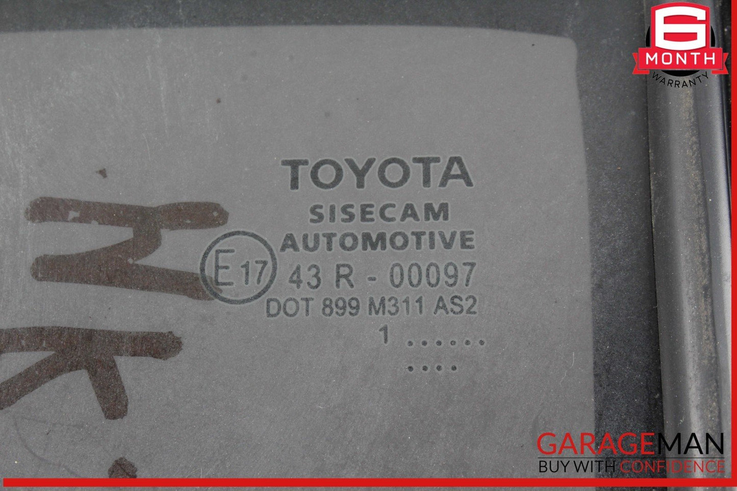 18-22 Toyota C-HR Rear Left Driver Side Quarter Window Glass OEM