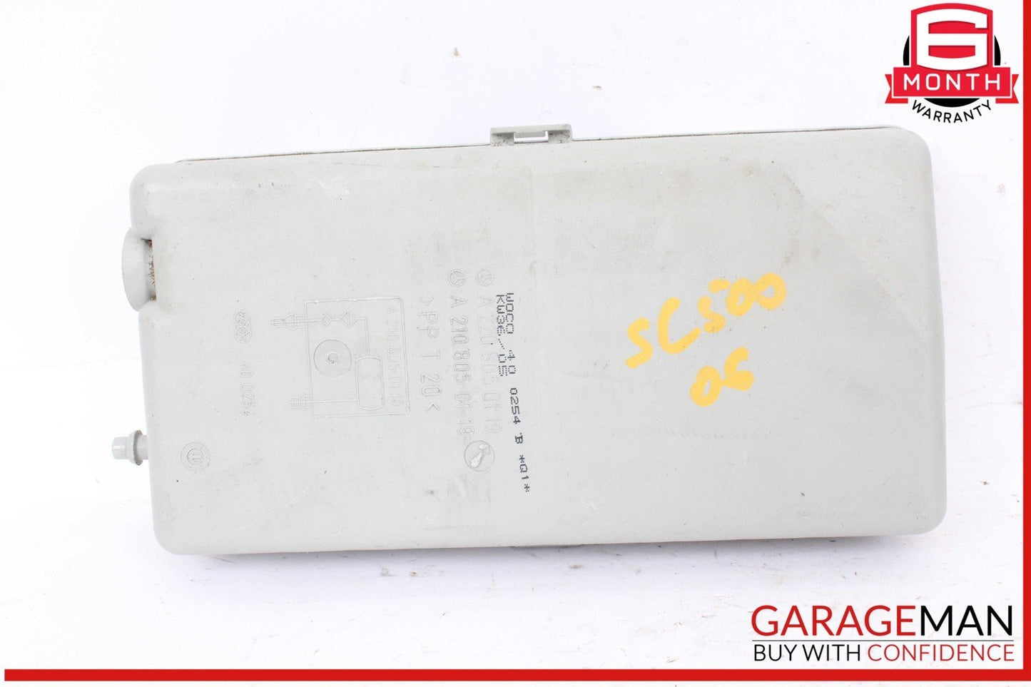 00-12 Mercedes R230 SL500 CL600 S430 Rear Seat Vacuum Pump Reservoir Tank OEM