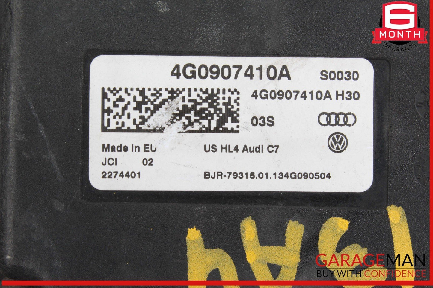 13-16 Audi A4 Homelink Garage Door Opener Control Module Unit 4G0907410A OEM