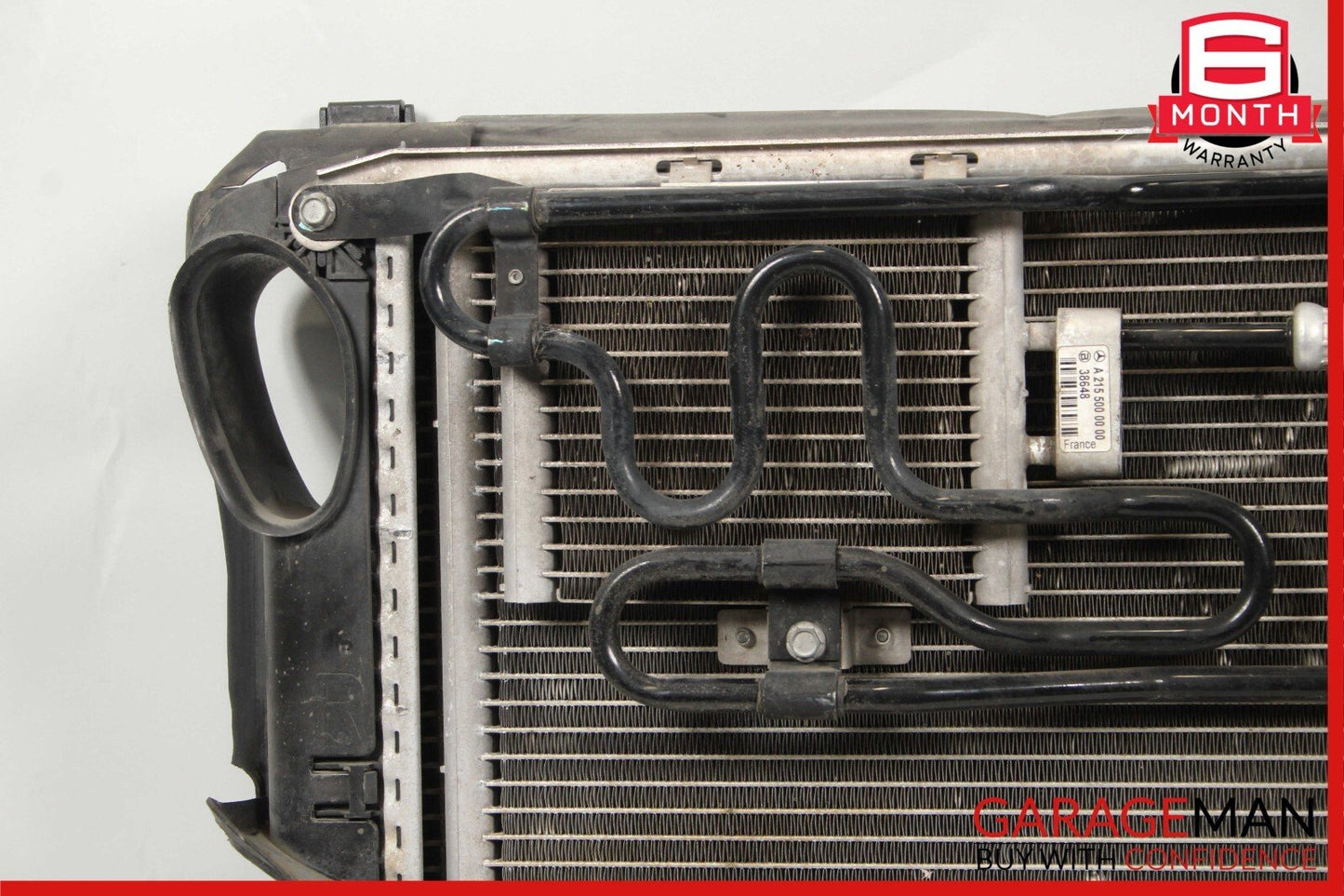 01-02 Mercedes S600 CL600 Radiator AC A/C Coolant Condenser Water Intercooler