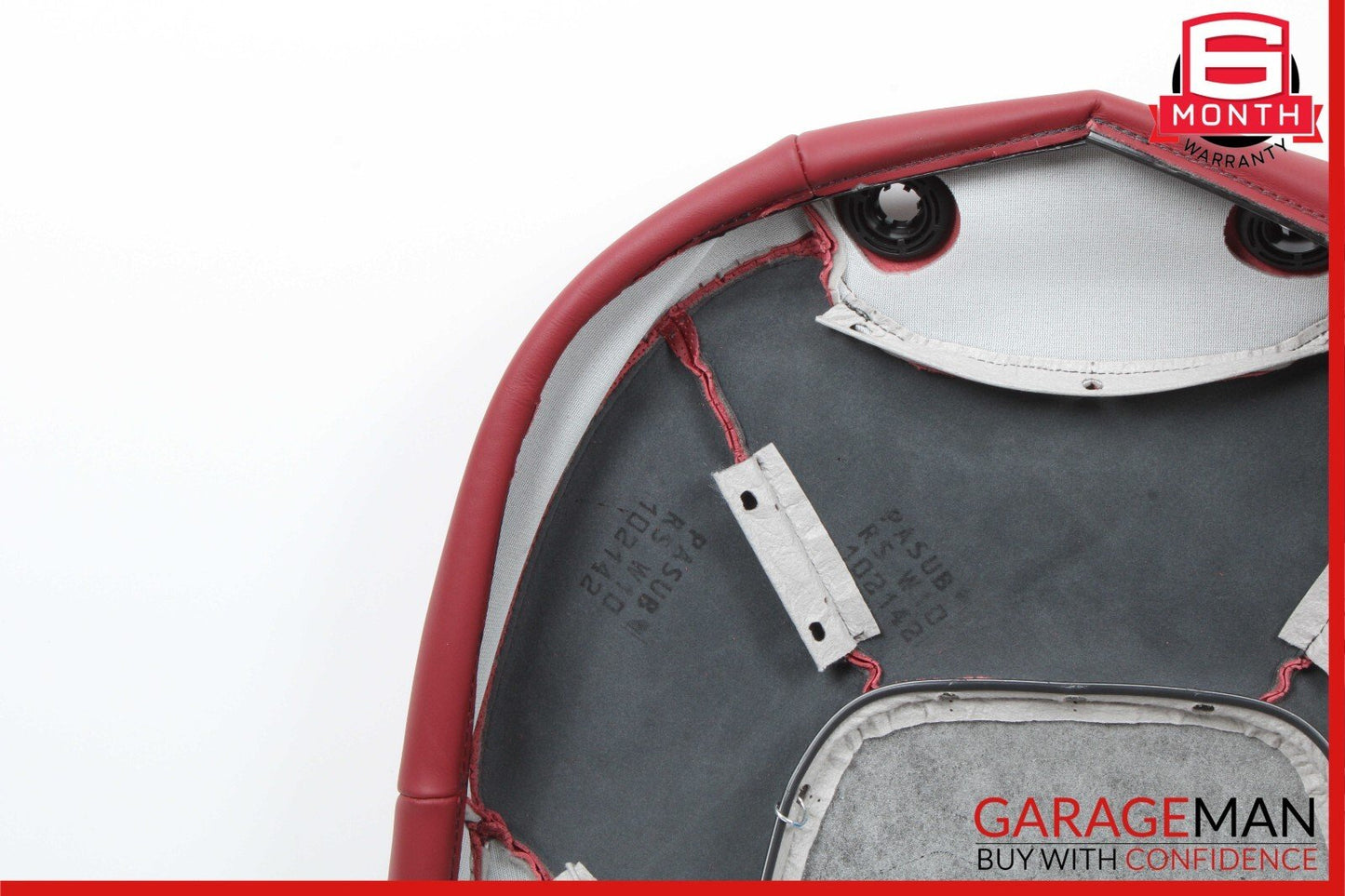 19-22 Porsche Cayenne Front Right Side Top Upper Seat Cushion Cover Red