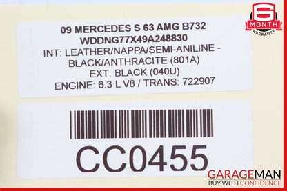 07-10 Mercedes W216 CL550 S550 S63 AMG Keyless Go Entry Control Module Unit