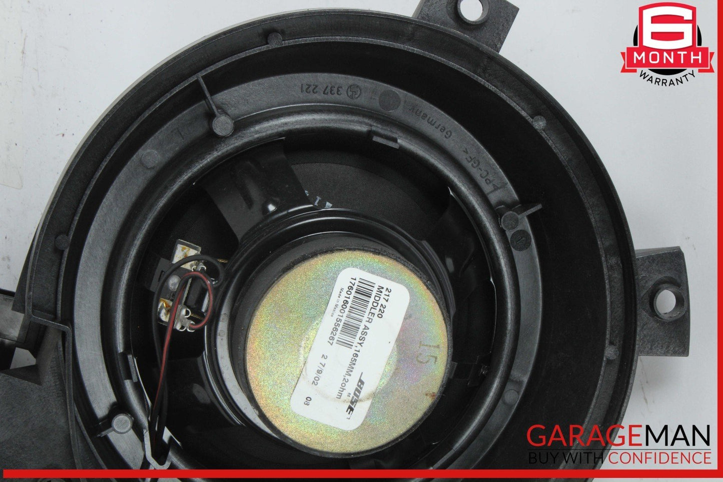 03-08 Mercedes R230 SL500 Front Left and Right Side Door Audio Speaker Bose OEM