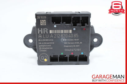 08-18 Mercedes W204 C300 E350 CLS550 Rear Right Side Door Control Module OEM