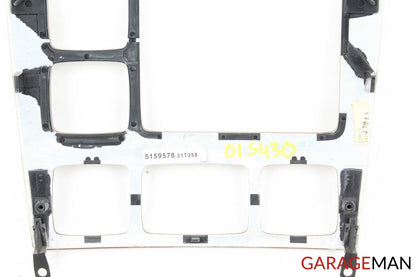 00-02 Mercedes W220 S430 Center Dash Climate Control Upper Radio Trim Bezel Wood