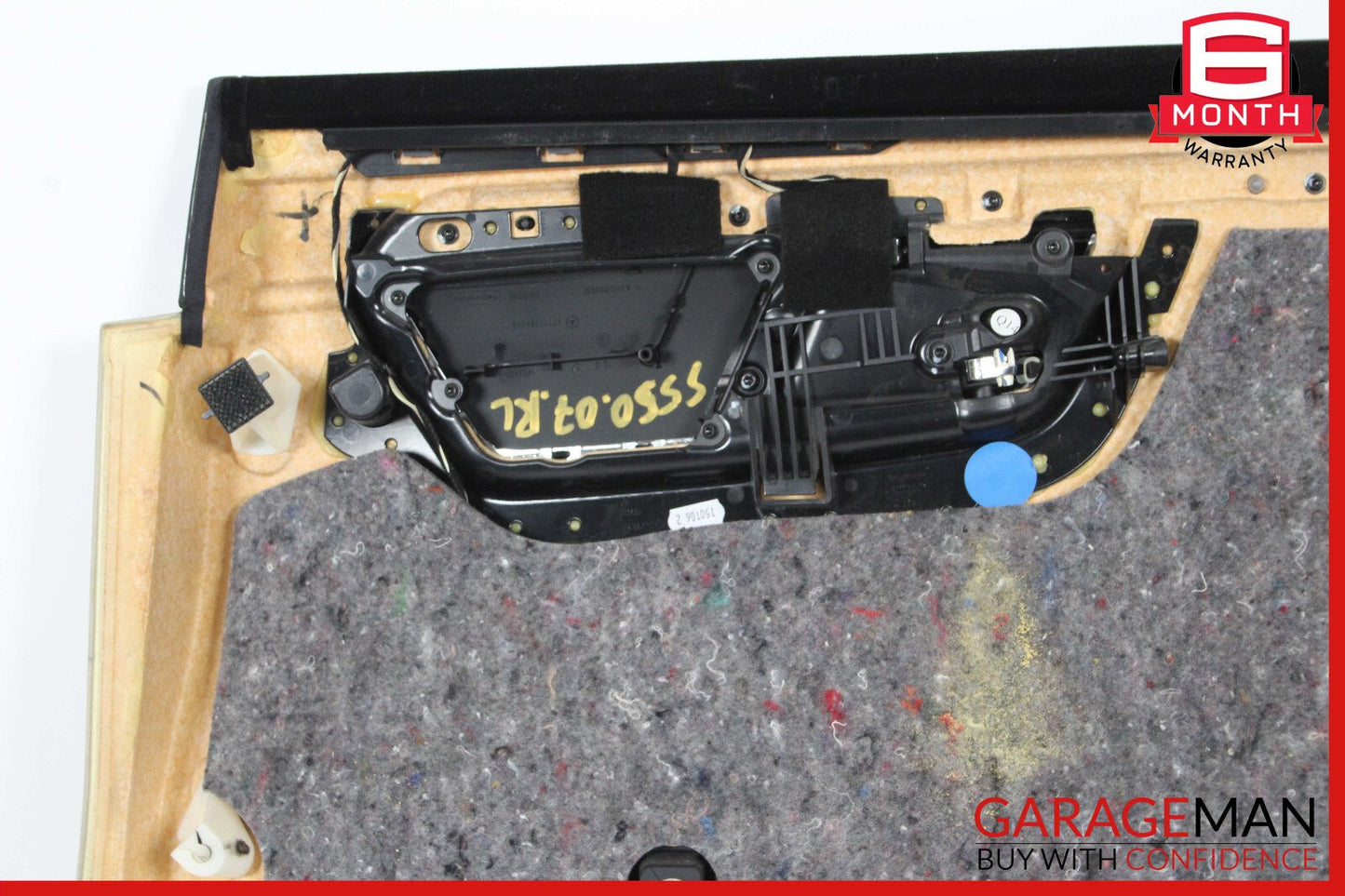 07-09 Mercedes W221 S450 S550 Rear Left Interior Door Panel Cover Brown