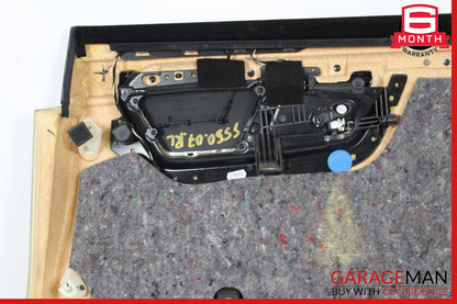 07-09 Mercedes W221 S450 S550 Rear Left Interior Door Panel Cover Brown