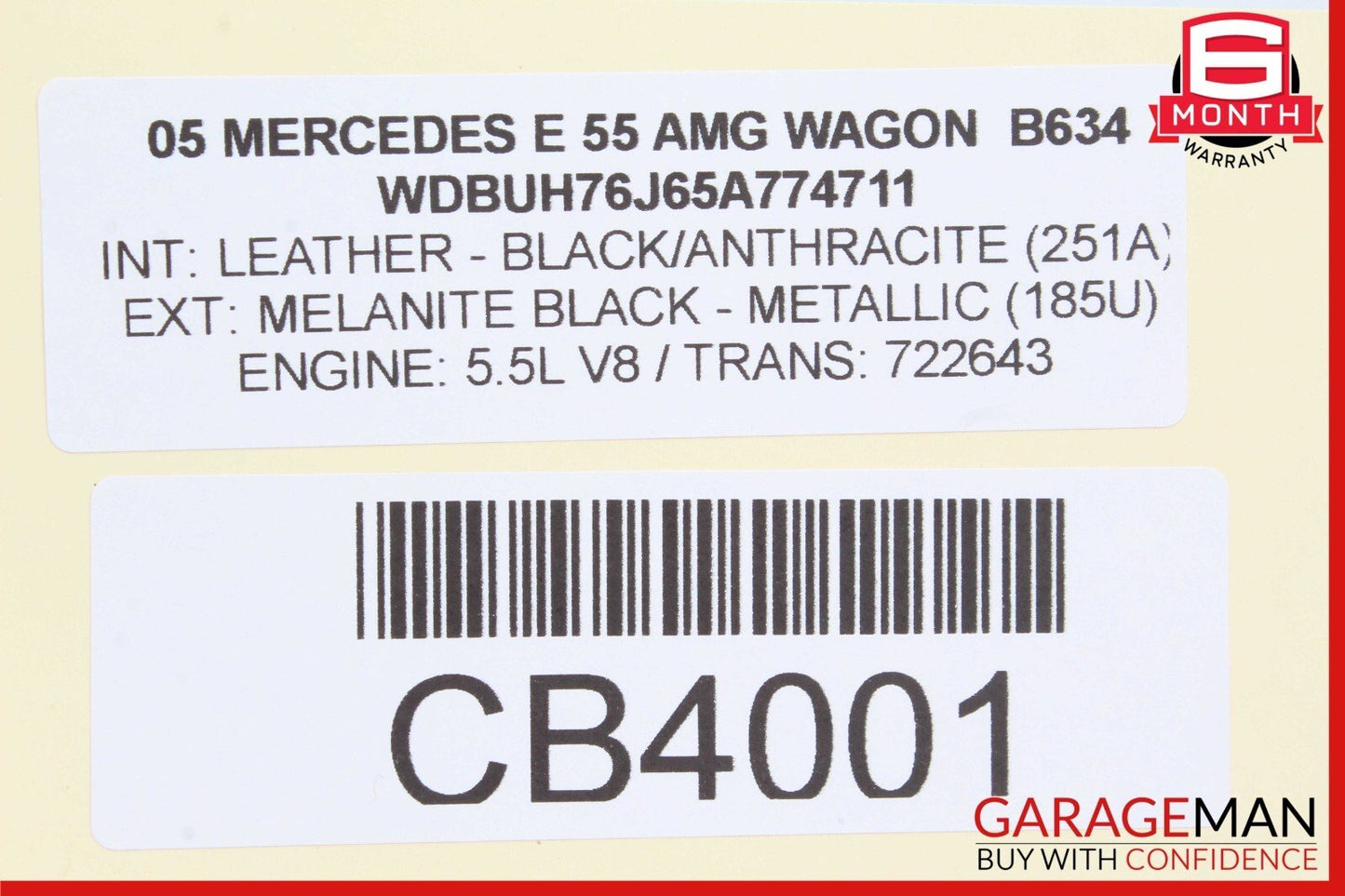 03-06 Mercedes W211 E500 E320 E55 AMG Rear Left Door Controller Module Unit