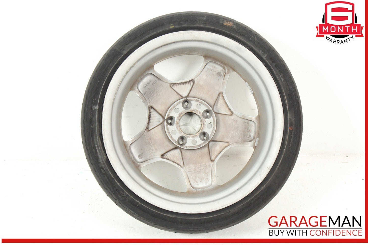 00-06 Mercedes W220 S500 CL55 AMG Rear Wheel Tire Rim 9.5x18H2 ET46 18" OEM