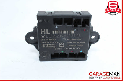 08-14 Mercedes W204 C300 C350 Rear Left Side Door Control Module 2048702326 OEM