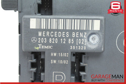01-07 Mercedes W203 C230 C320 Front Right Passenger Door Control Module Unit