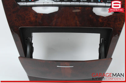 07-14 Mercedes W216 CL65 AMG Front Center Dash AC Control Panel w/ Clock OEM