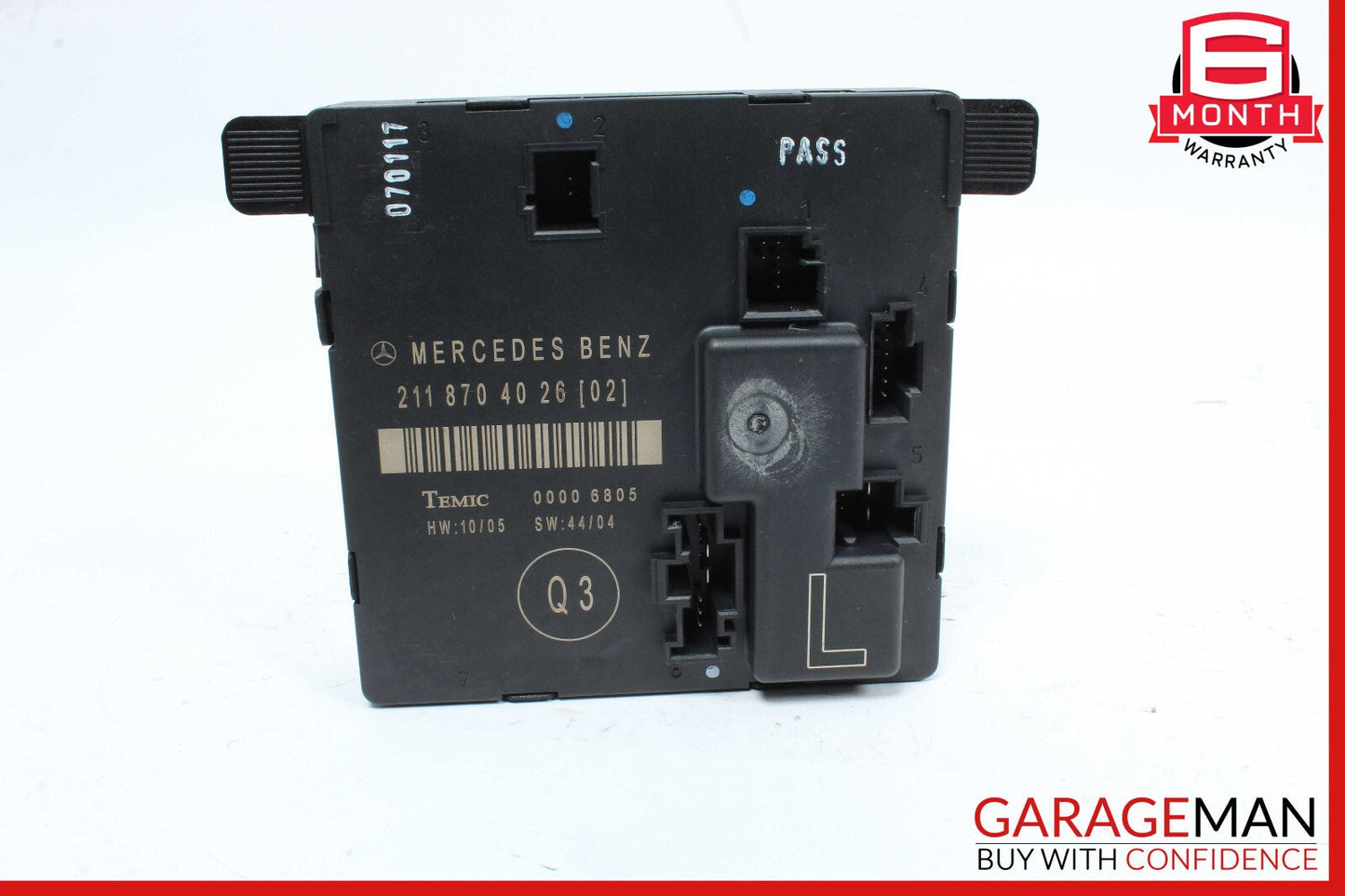 03-09 Mercedes W211 E350 E550 Rear Left Driver Door Control Module OEM