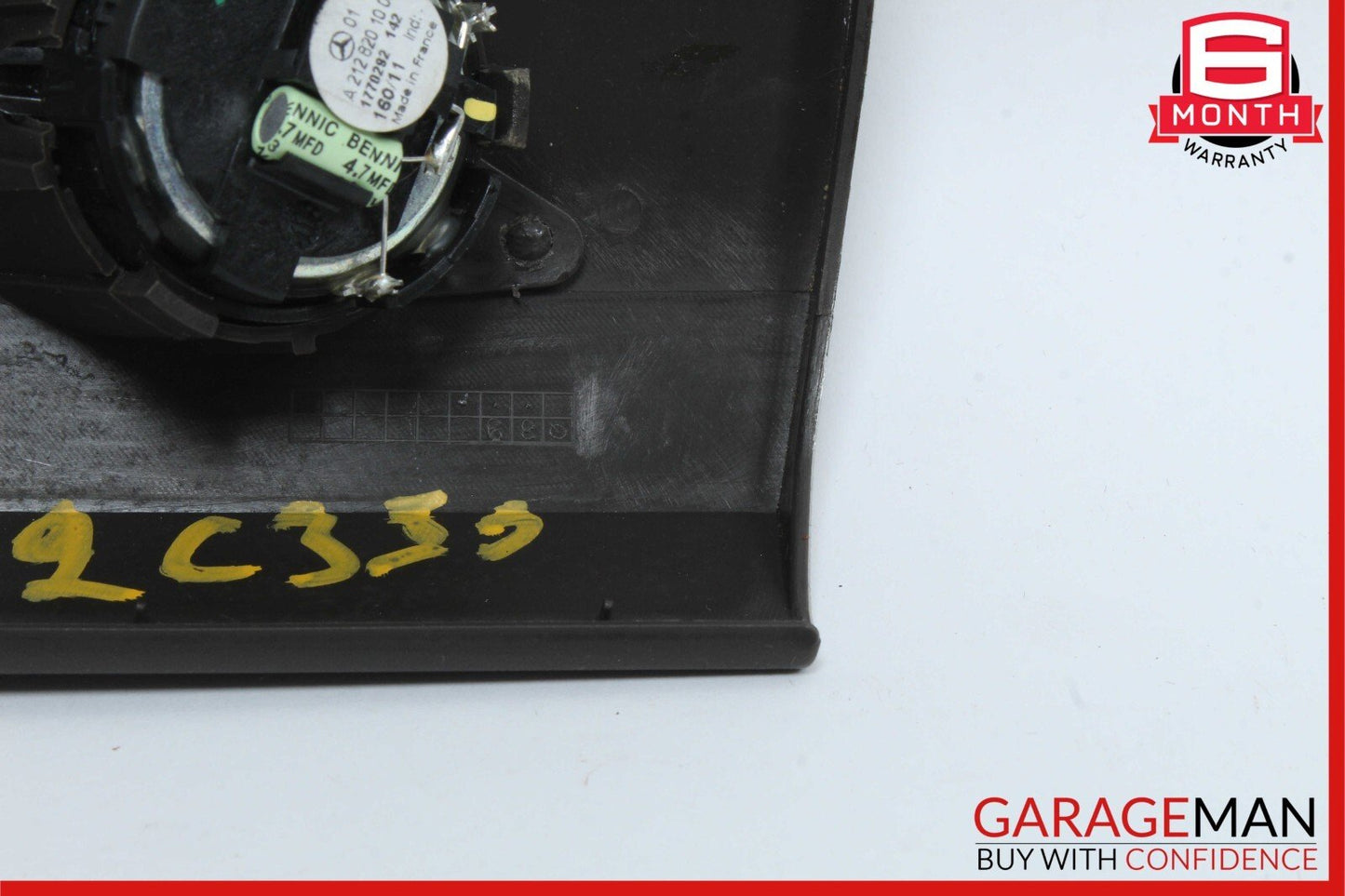 08-14 Mercedes W204 C350 Front Right Side Door Panel Tweeter Speaker Cover OEM