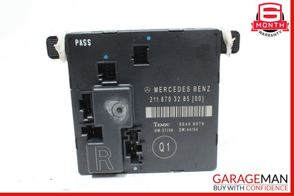03-09 Mercedes W211 E550 Rear Right Door Control Module 2118704126 OEM