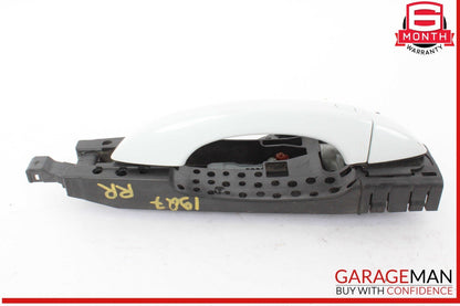 17-24 Audi Q7 Right Passenger Side Exterior Door Handle White 4M0837886A OEM
