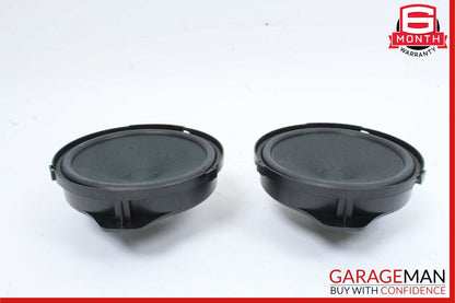 08-14 Mercedes W204 C250 C300 Rear Right & Left Door Sound Speakers Set of 2 OEM
