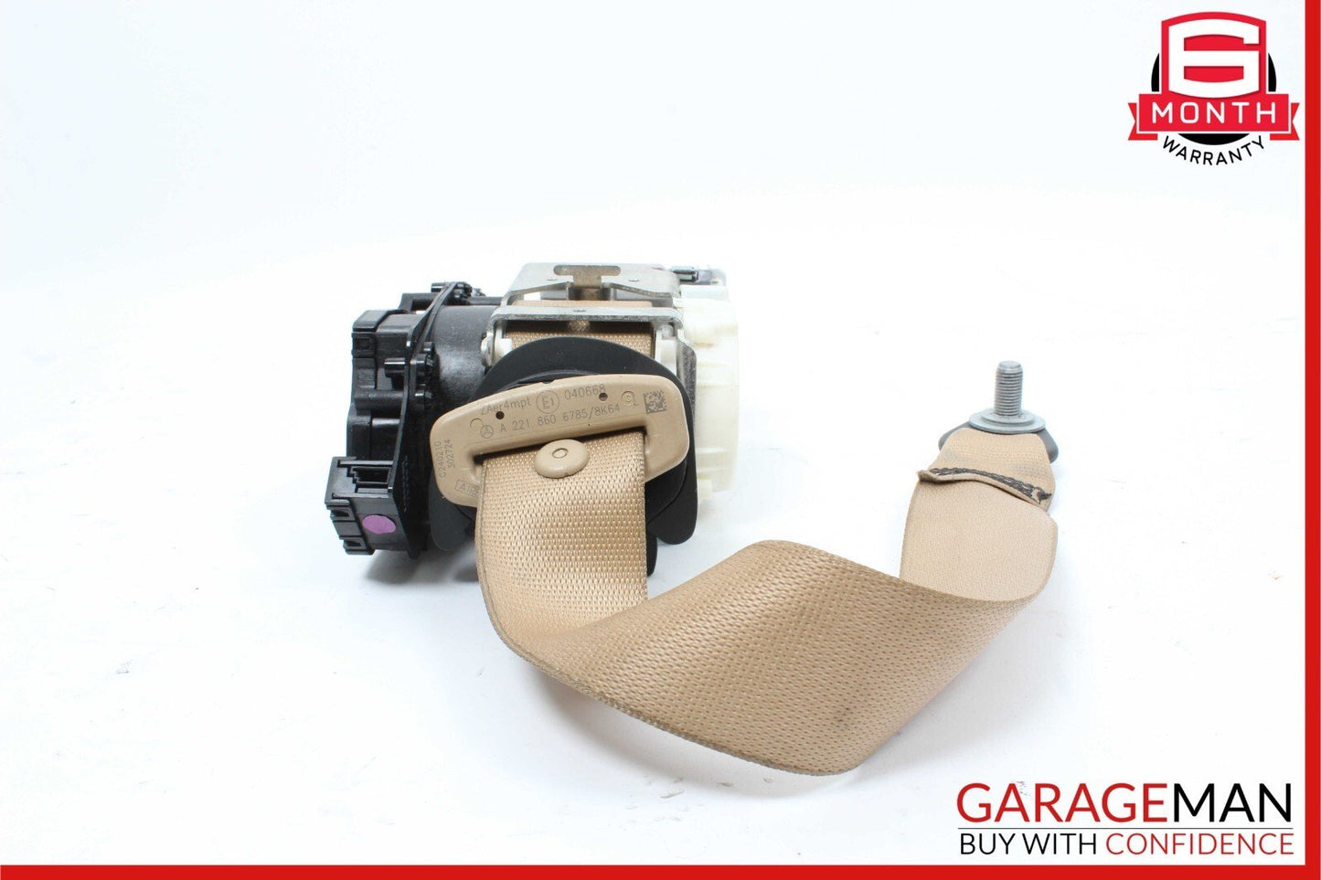 10-13 Mercedes W221 S550 S63 AMG Front Left Side Seatbelt Seat Belt Retractor