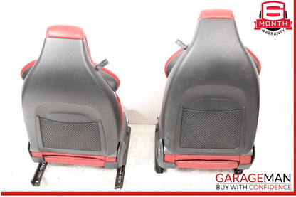 18-24 Audi S5 Complete Front & Rear Seats Seat Cushion Assembly Red OEM