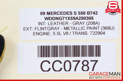 07-13 Mercedes W221 S550 S400 Rear Right / Left Side Door Controller Module Unit