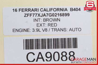 15-18 Ferrari California T Tire Pressure Monitoring TPMS Receiver Module Unit