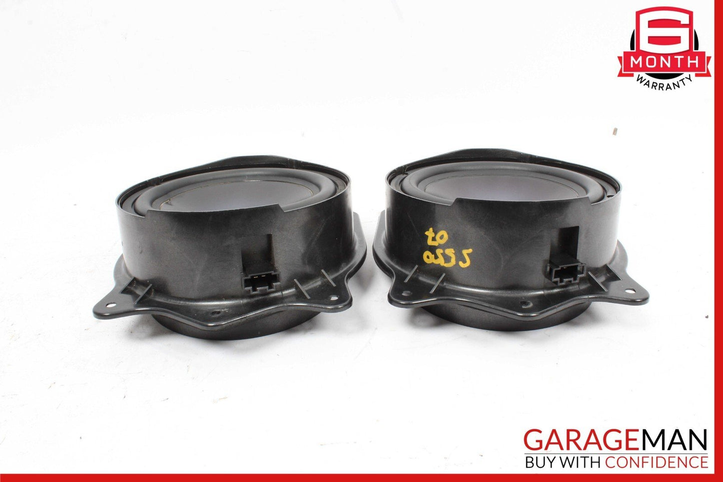 07-09 Mercedes W221 S550 Rear Left & Right Door Audio Sound Speakers Set of 2 Pc