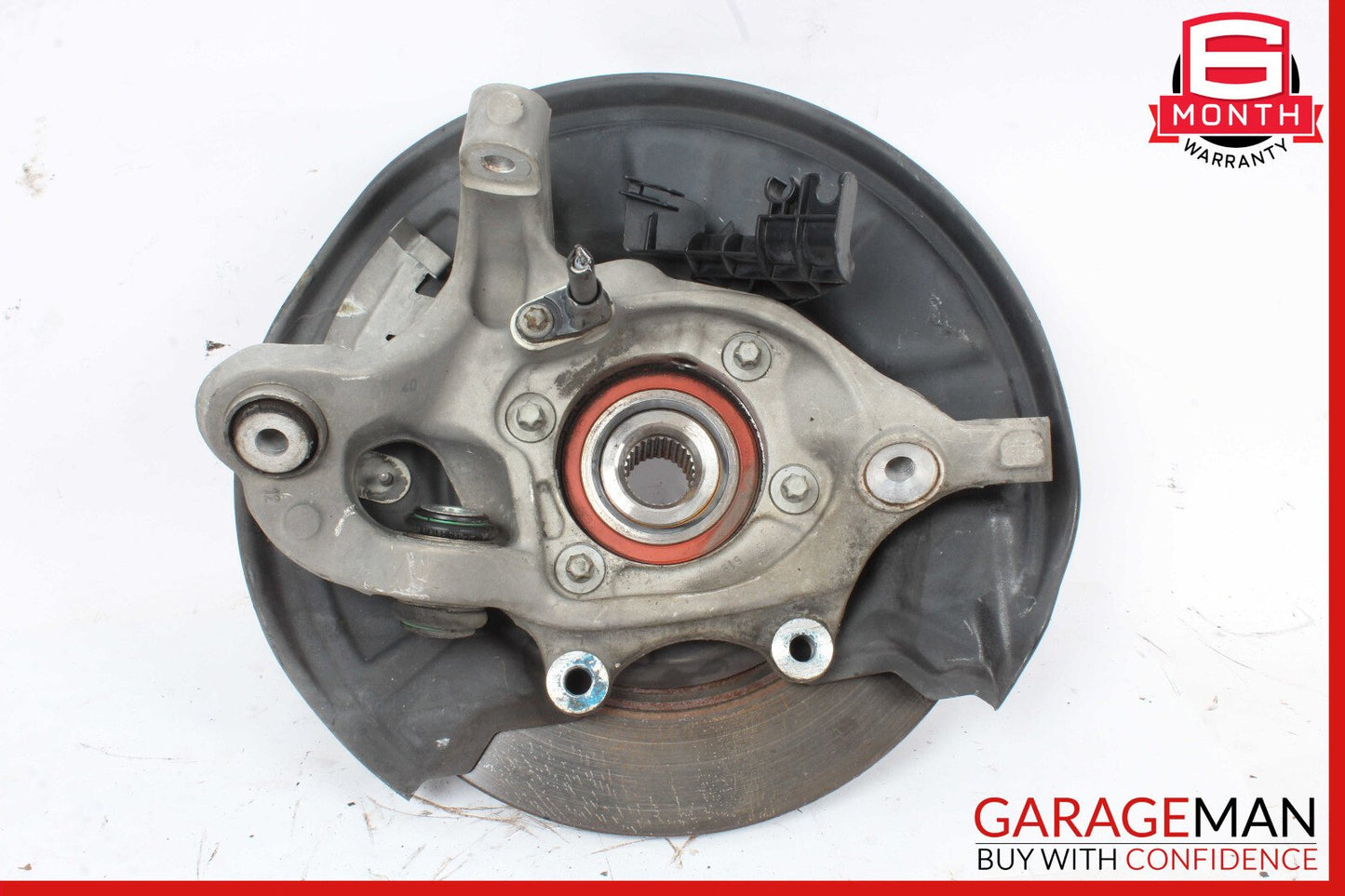 08-14 Mercedes W204 C250 Rear Right Side Spindle Knuckle Hub Bearing Brake Rotor