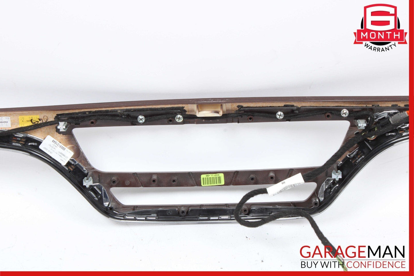 07-09 Mercedes W221 S550 Front Dashboard Dash Trim Panel Cover Bezel Wood