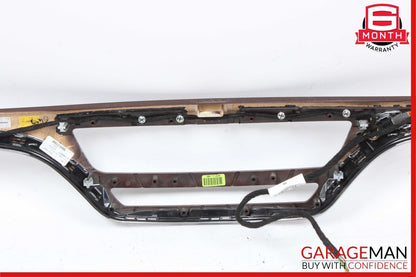 07-09 Mercedes W221 S550 Front Dashboard Dash Trim Panel Cover Bezel Wood