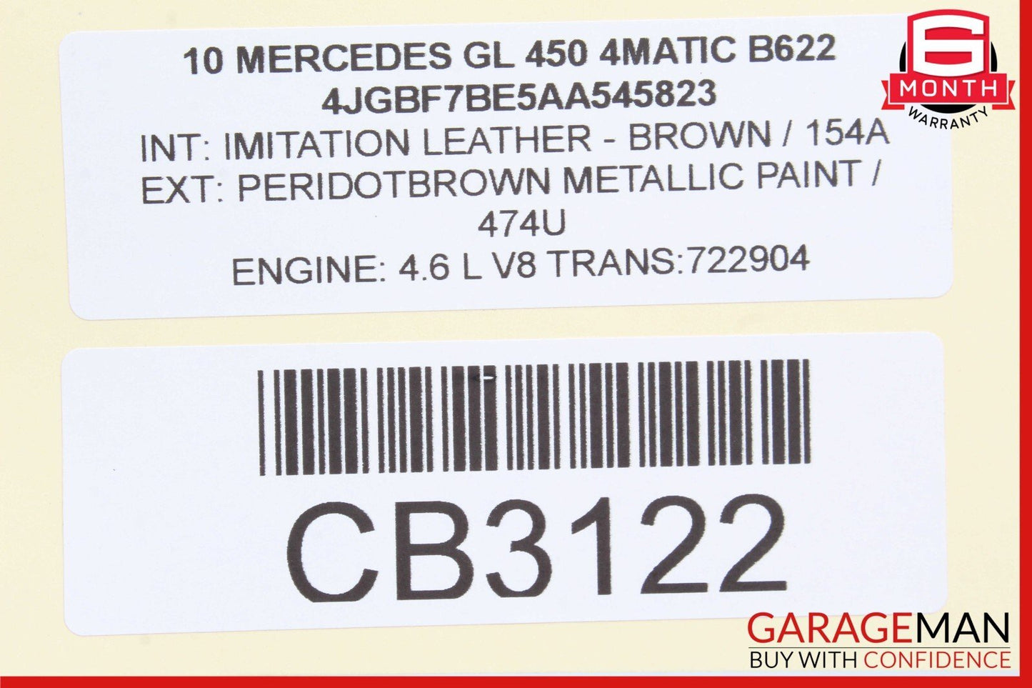 06-13 Mercedes X164 GL450 GL550 ML350 Front Left Side Door Control Module